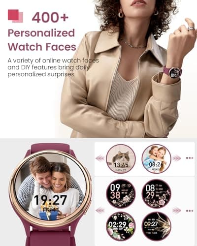 Smart Watches for Women & Men (Answer/Make Calls), Activity Smart Watch with 24/7 Heart Rate, Sleep Monitor, 400+ Watch Face, 70+ Sport Modes, Waterproof Fitness Tracker Smartwatchfor Android & iPhone - Thumbnail 6