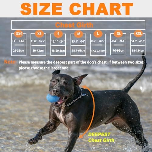 Doglay Dog Life Jacket, Dog Life Vest for Swimming Boating, Adjustable Puppy Life Jacket with Reflective Stripes, Superior Buoyancy Dog Swimming Vest for Small Medium and Large Dogs - Thumbnail 2