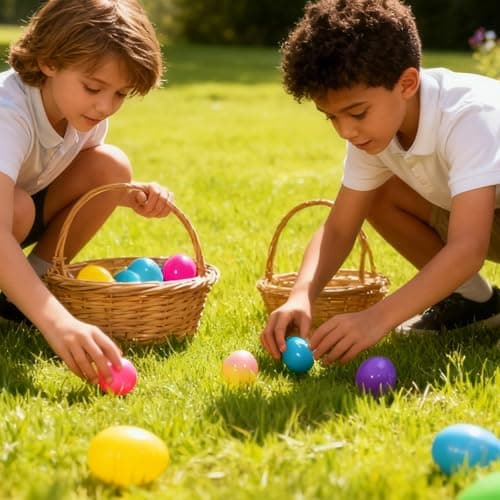 Coneatness 220 Pcs Prefilled Easter Eggs and Toys, 110 Eggs Pre Filled with 110 Toys inside, Easter Basket Stuffers Party Favors Prizes for Kids - Thumbnail 6