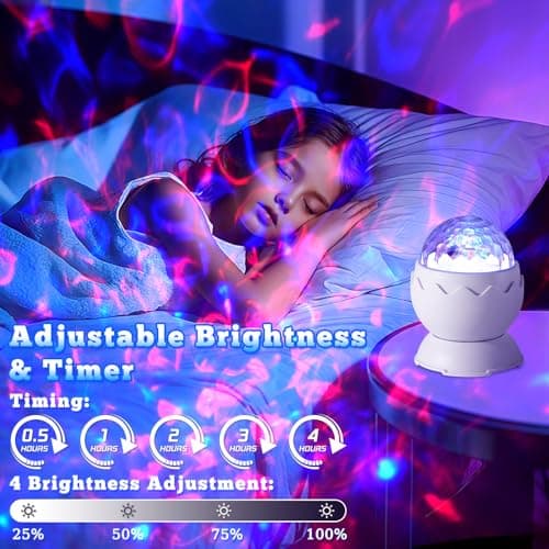 Proran Galaxy Projector for Bedroom, Nebula Galaxy Night Light Projector with Timer and Remote,Gift for Kids Adults for Ceiling,Birthdays,Christmas,Valentine's Day - Thumbnail 4