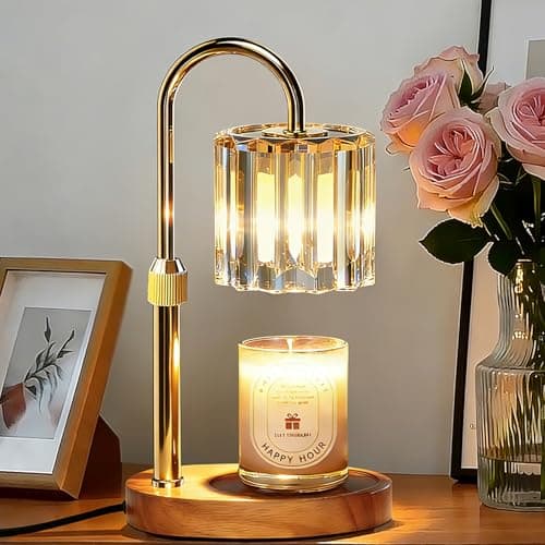Lukasa Candle Warmer Lamp, with Timer Dimmer Adjustable Height, Home Decor, Room Decor, Wax Melt Warmer for Candles, Gifts for Mom, Mothers Day Gifts, Birthday Gifts for Women - Image 1