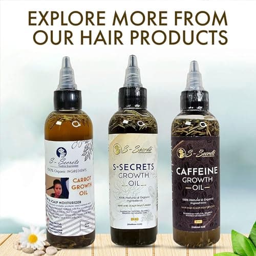 S-Secrets Scalp and Hair Oil for Women, 4oz, Natural Scent, Liquid Formula, Enriched with 21 Natural Ingredients. Ideal for All Hair Types. Founded by a Black Woman - Thumbnail 5