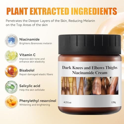 YAFUSIPE Dark Knuckle Remover Underarm Cream Body Moisturizer Lotion Dark Toe Knuckle Treatment Removal Corrector for Armpit Knees Elbow Inner Thigh Neck Private Part Intimate Skin Cream 4.21floz/120g - Thumbnail 6