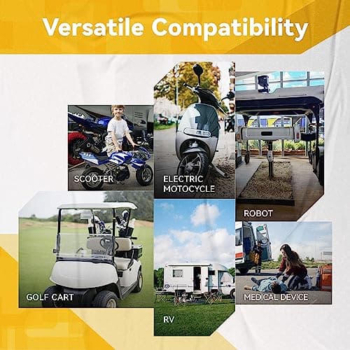 Power Queen 12V 100Ah LiFePO4 Battery with 500A Monitor, 1280Wh Lithium Battery with 100A BMS, Up to 15000 Cycles, Perfect for RV Camping, Trolling Motor, Solar Power Storage - Thumbnail 6