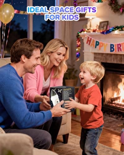 Rocket Night Light Projector for Kids Boys Toddlers Sensory Toys with Music&Films,Nightlight Lamp Astronaut Ceiling Star Projector 360° Rotation&Rechargeable,Birthday Gifts Kids Bedroom Room Decor - Thumbnail 6