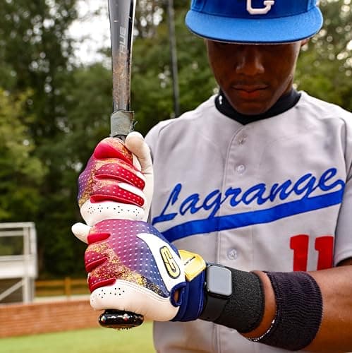 Grip Boost Loaded Baseball Batting Gloves with Boost Plus Leather - Adult and Youth Sizes (USA, Small) - Thumbnail 6