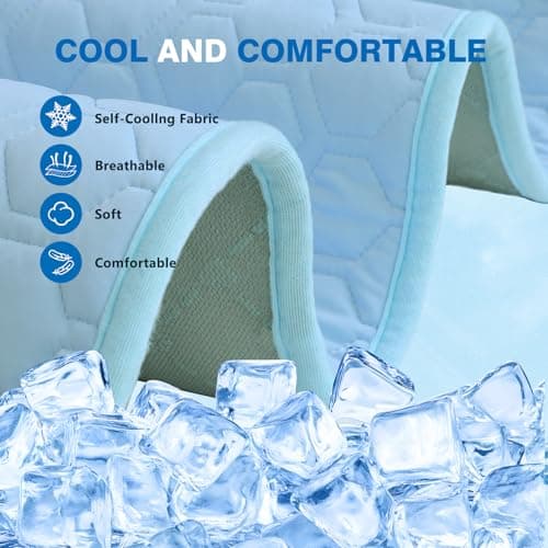 XinChangShangMao Dog Cooling Mat Ice Silk Washable Non-Slip Pet Summer Pad - Thumbnail 4