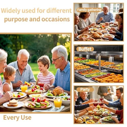 Food Warming Mat Electric Warming Tray for Buffets Party and Home Daily Use 10's Heating Fastly Timed Function for Your Family Commercial Food Warmers - Thumbnail 6