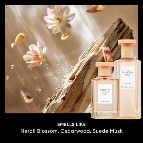 Fine'ry Without A Trace Eau De Parfum & Body Mist Gift Set | Clean & Fresh Notes Of Neroli, Cedarwood & Suede Musk | Fine Mist Spray & Perfume For Women | Fragrance Layering Duo (2oz + 5oz) - Thumbnail 2