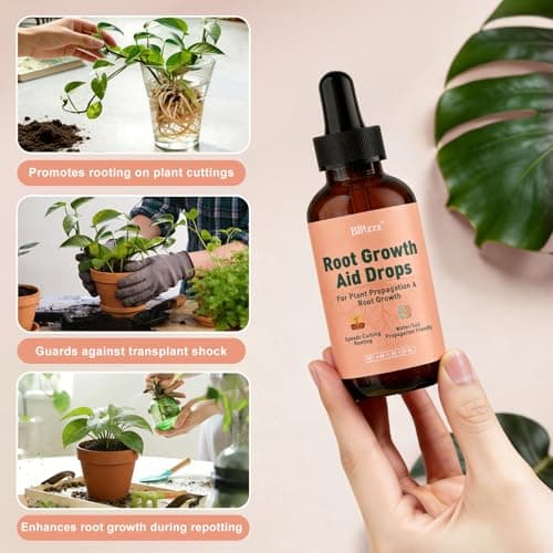 Root Drops - Liquid Rooting Hormone - Fast Growth for Cuttings | Less Shock in Water/Soil/LECA/Moss | Fits Pothos, Monstera, Philodendron & All Houseplants (4 oz) (1) - Thumbnail 6