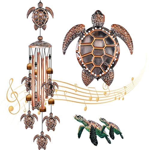 Turtle Wind Chime for Outside,Sea Turtle Gifts for Women,35IN Windchimes Outdoors Clearance,Turtle Decor for Garden Yard Porch Patio Home, Birthday Gift for Mom Grandma Friend - Image 1
