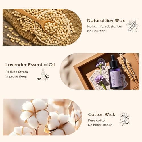 Birthday Gifts for Women, Unique Friendship Birthday Gifts, Funny Candles Gift Ideas for Womens, Best Friend, Her, Sister, Bestie, Lavender Scented Candle with Replaceable Stickers - Thumbnail 2