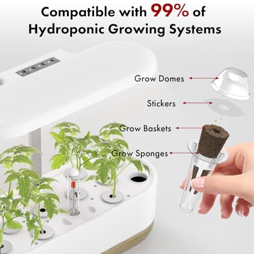Strawberry Seed Pods for AeroGarden, Ahopegarden, iDOO Hydroponics Growing System, 350 Seeds+ Germination Including Red Cherry Tomato Golden Cherry Tomato, White Strawberry, Red Strawberry (7-Pods) - Thumbnail 6