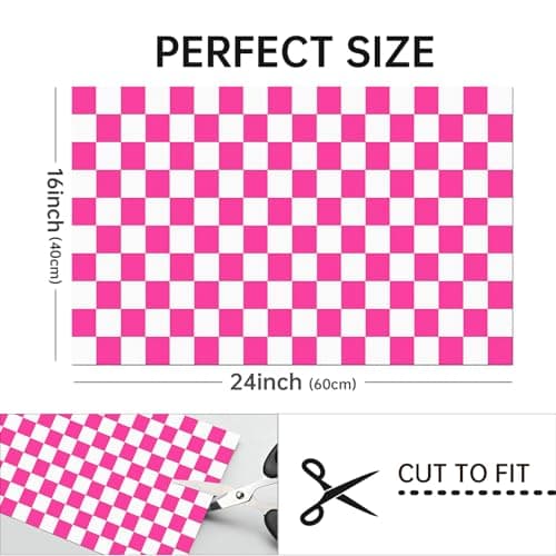 Checkered Dish Drying Mat for Kitchen Counter 24x16 Inch, Super Absorbent Microfiber Resistant Mat, Reusable Place Mats,Aesthetic Coffee Car Accessories,Office Desk Pad Protector,Kitchen Mat - Thumbnail 4
