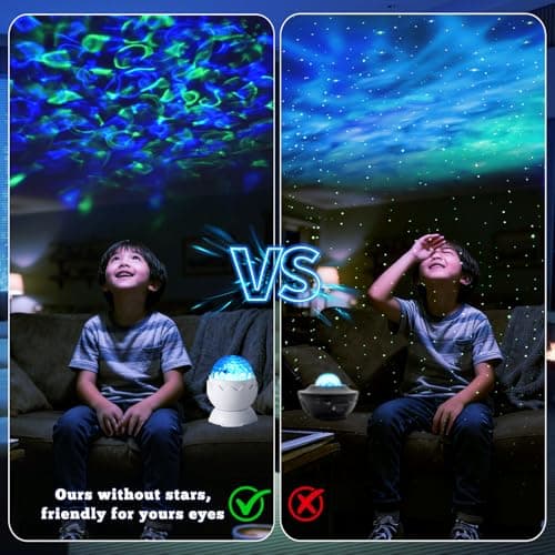 Proran Galaxy Projector for Bedroom, Nebula Galaxy Night Light Projector with Timer and Remote,Gift for Kids Adults for Ceiling,Birthdays,Christmas,Valentine's Day - Thumbnail 6