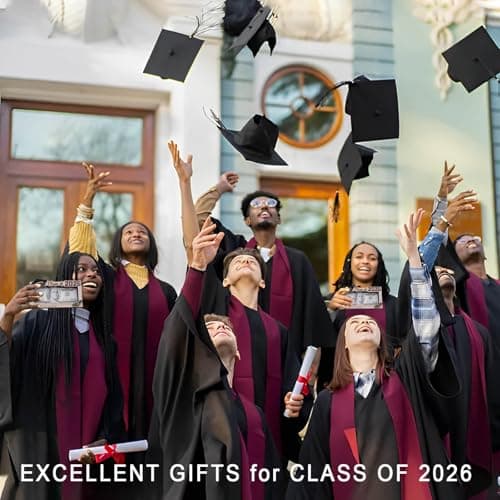 Graduation Gifts 2026 Money Holder, Wooden Graduation Money Cash Envelope Box for Class of 2026 Senior College University Graduates Holiday Christmas Gifts - Thumbnail 5