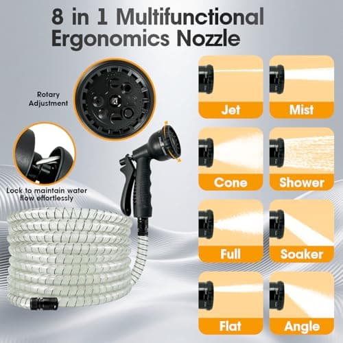 Cordless Stick Water Transfer Pump: 770 GPH 32 Ft Head with 21V 2×4.0Ah Batteries Water Pump - 3-Section Removable Portable and Lightweight with 16.5Ft Hose for Garden Pond Pool Emergency Drainage - Thumbnail 6