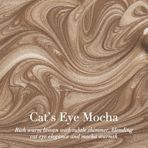 AZUREBEAUTY Cat Eye Nail Polish Quick Dry Nude Brown Magnetic Fingernail Polish no Gel Long-lasting Salon-Quality for Women Girl Gift 0.34 fl oz - Thumbnail 2