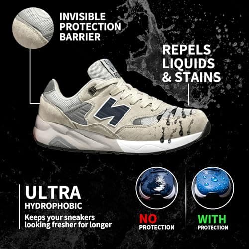 Shoe Protector Spray, Suede Protector Spray 10.15Oz, Rain & Stain Waterproof Protection for Sneaker, Handbags, Purses, Boots, Suede, Leather, Nylon, Fabric, Canvas, Nubuck - Thumbnail 4