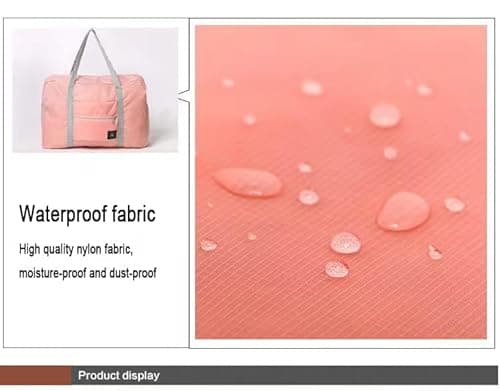 Large Capacity Travel Bag,Oxford Storage Bag, Clothing Storage Bag, Home and Travel, Multifunctional Sports Shoulder Bag (Magenta, Large) - Thumbnail 6