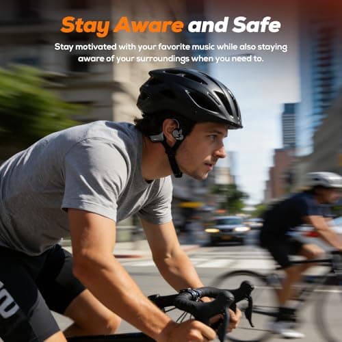 VibeLens MusicCam World’s 1st Bone Conduction Headphones with Camera, Hand-Free POV Camera Headphones, IP68 Water & Sweat Resistant, AI Functions, Open-Ear Bluetooth Wireless Sport Earphones with APP - Thumbnail 4