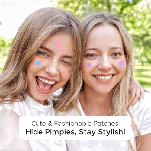 LitBear Acne Pimple Patch, 360 Dots 3 Shaped Colors Pimple Patches with Salicylic Acid, Tea Tree Oil & Calendula Oil, Hydrocolloid Acne Patch for Face, Blemish, Cute Zit Patch Pimple Sticker Acne Dots - Thumbnail 5