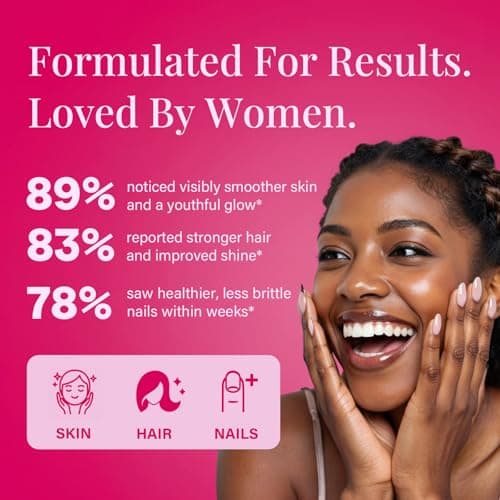 Multi Collagen Peptides Powder - 10g Hydrolyzed Collagen Peptides Type I, II, III, V & X with Biotin, Hyaluronic Acid & Prebiotics, Support Hair, Skin, Nail, Bone & Digestive Health, Non-GMO丨30 Sticks - Thumbnail 4