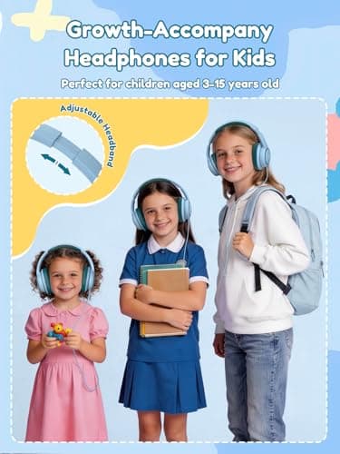 Acer Kids Headphones Wired for School - Over Ear Design, 85/94dB Safe Volume Limit, 3.5mm Jack Foldable Headphones for Toddler Boys Girls Classroom Yoto Player Chromebook Travel Green - Thumbnail 6