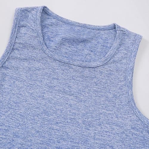 SOFIPURE Girls 2 Piece Sun Protection Tank Top and Skort Set Quick Dry Moisture Wicking Athletic Active Wear for Summer Outdoor Sports Beach Blue 7Y-8Y - Thumbnail 5