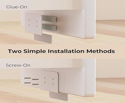 Adzyz Under Cabinet Foot Pull with Adhesive and Screws,Hands Free Garbage Drawer Toe Foot Pull Opener Suitable for Kitchen Trash Cabinet Drawer(White) - Thumbnail 6