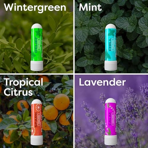 Rapid-K Nasal Sticks (4 Pack) – Nasal Inhaler Stick for Allergy Support, Sinus Relief, Focus Boost – Menthol Vapor Inhalers with Essential Oils (Mint, Lavender, Tropical, Wintermint) - Thumbnail 5