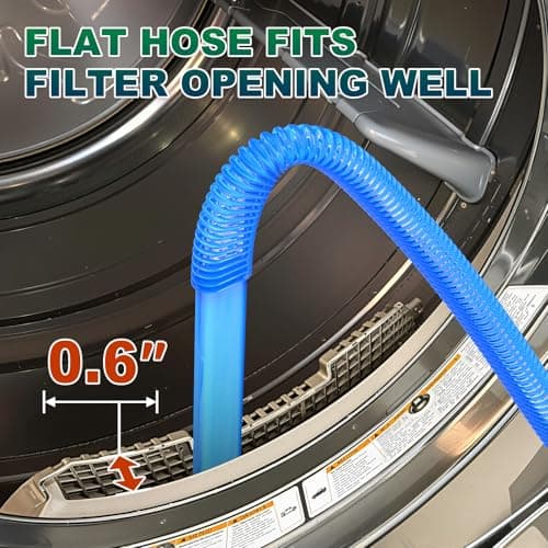 Sealegend 2 Pieces Dryer Vent Cleaner Kit Dryer Lint Vacuum Attachment, Dryer Vent Cleaning Lint Remover 2 Hoses Tools for Home Improvement - Thumbnail 3