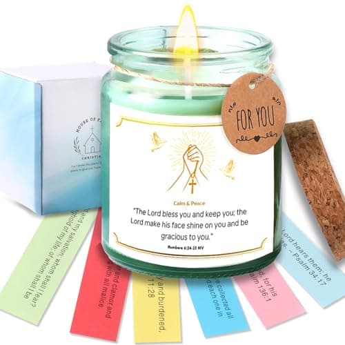 Bible Verse Jar, Christian Gifts for Women, Religious Birthday Gifts | Read Me When Bible Verses Jar, Spiritual Gift for Prayer and Emotional Support | Inspirational Gift for Women, Men, Mom, Daughter - Image 1