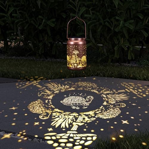 2 Pack Turtles Solar Lanterns Outdoor Waterproof - Mothers Day Gifts for Mom Grandma, Birthday Gifts for Women Solar Lights Outdoor Garden Decor for Outside, Patio, Outdoor, Yard - Thumbnail 2