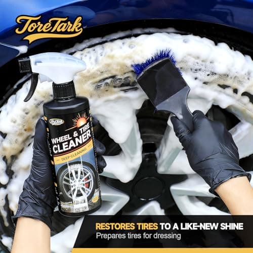 toretark Wheel Cleaner & Tire Cleaner & Rim Cleaner, Professional 3 in 1 Car Wash Iron Remover Cleaning Spray for Car Detailing Supplies 16 Fl Oz - Thumbnail 6