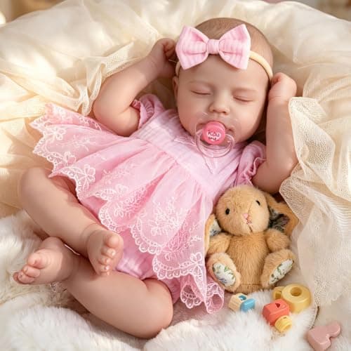 Milidool Reborn Baby Dolls - Realistic 20 Inches Real Life Baby Doll, Lifelike Newborn Baby Girl with Doll Accessories and Gift Box for 3+ Year Old Girls Kids - Image 1