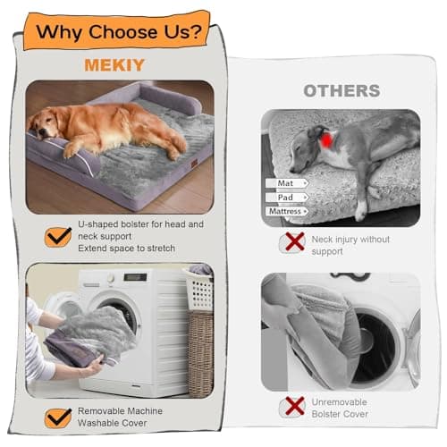 Small Dog Bed and Cat Sofa Waterproof Orthopedic Dog Beds for Small Dogs Cat Bed Comfy Pet Couch Sofa Beds with Washable Removable Cover & Non-Slip Bottom - Thumbnail 4