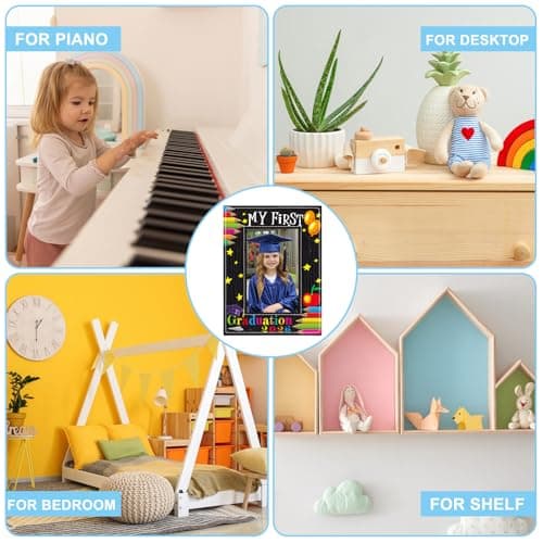 FaCraft Preschool Graduation Gift - 4"x6" Pre K Kindergarten Graduation Gifts 2026 Graduation Picture Frame My First Graduation Frame End of Year Gift for Kids Students Boys Girls Son Daughter - Thumbnail 6