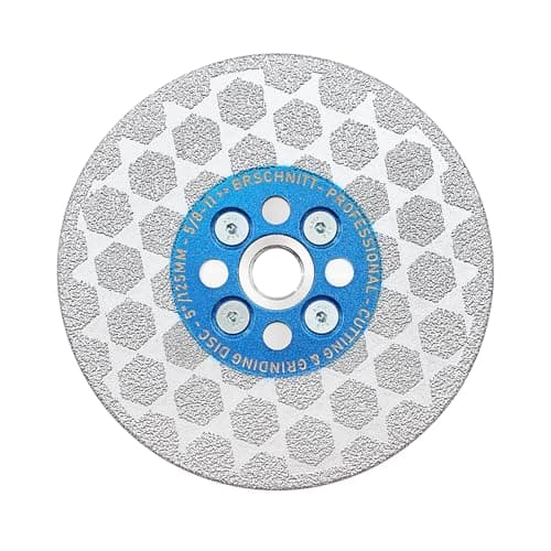BRSCHNITT Diamond Granite Cutting Wheel - 5 Inch 125mm Tile Grinding Disc for Shaping Grinding Beveling Rounding Granite,Porcelain,Tile,Stone,Marble,Quartz with 5/8-11 Thread - Image 1