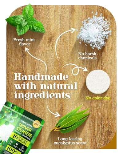 POPCHOSE Shower Steamers Aromatherapy 16 Pack, Valentines Day Gifts for Women & Men, Eucalyptus for Shower with Natural Essential Oils- Quick Relief Nasal Congestion, Home SPA & Self Care Relaxation - Thumbnail 2