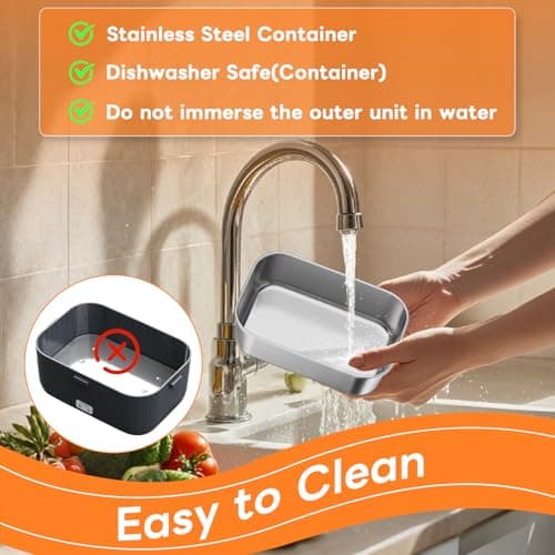 DUPASU Electric Lunch Box Food Warmer: 100W Heated Lunch Box for Adults, 1.8L Portable Fast Heating Lunchbox Food Heater for Car, Truck, Work, Travel, Lonchera Elctrica Porttil 12/24V/110-230V - Thumbnail 6