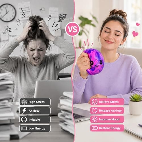 Marble Pink Dumpling Squishies, Colorful Squishies Dumplings, Cute Bao Squi-shys with Steamer Box, Surprise Dumpling Stress Ball, Soft Fidget Sensory Squeeze Desk Toy Gift - Thumbnail 2