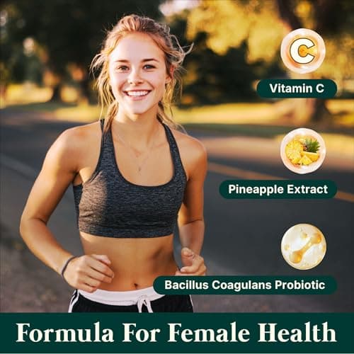 Zelfyrtisar Vaginal Probiotic Gummies - Pineapple Probiotic Gummies for Women Vaginal Health Support, Sugar Free Vegan Womens Vitamins with Vitamin C, pH Balance for Women, 60 Gummies 30 Day Supply - Thumbnail 4