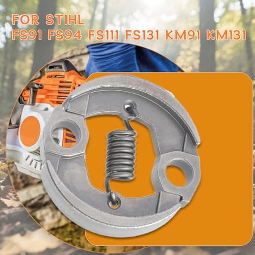 Adorih FS94 FS91 Clutch Assembly Kit with Spring Compatible with Stihl Trimmer FS91 FS94 FS111 FS131 KM91 KM131 Replace 4180-160-2000 4149 160 2000 - Thumbnail 4