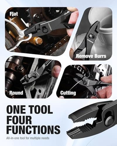WORKPRO 4 Inch Slip Joint Pliers, High-Toughness Alloy Steel Adjustable Pliers with Two-Position Smooth Switch, Anti-Rust Coating, Pocket Pliers for Tight Spaces & Versatile Use - Thumbnail 4