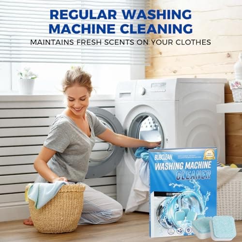 Gihen 24 Washing Machine Cleaner Tablets, Descaler Odor Remover HE Washer - Thumbnail 3