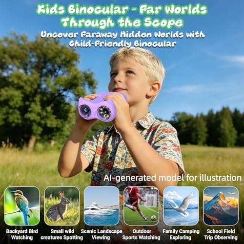 Pozifu 2.0" Handheld Microscope for Kids, 2 in 1 1000X Pocket Digital Microscope & 10X Telescope for Kids - Science Kits STEM Toys - Gifts for Boys Girls Ages 3 4 5 6 7 8 9 10 11 12 (Purple) - Thumbnail 5