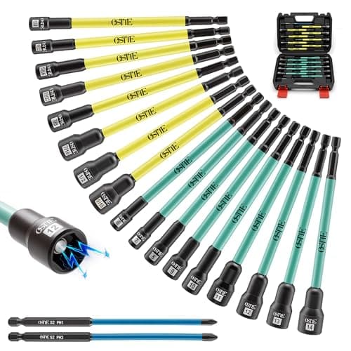 OSTTE 19Pcs 6" Magnetic Nut Driver Set - Image 1