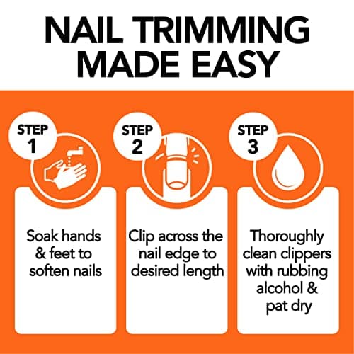KOHM Nail Clippers for Thick Nails - Heavy Duty, Sharp Wide Mouth Professional Fingernail and Toenail Clippers for Men, Women & Seniors, Black - Thumbnail 5