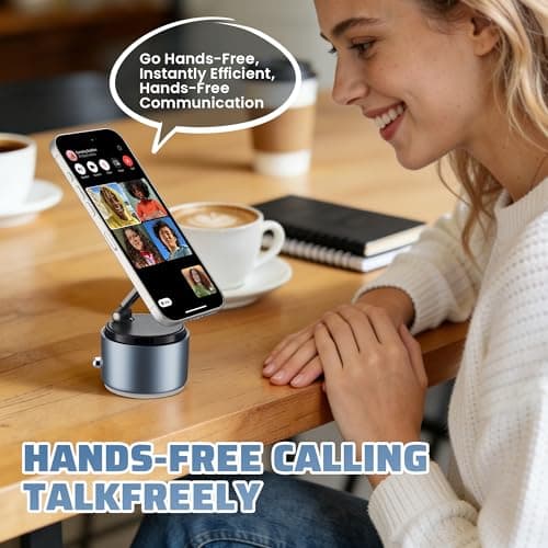 Car Phone Holder for Magsafe with Wireless Bluetooth Speaker, Cell Phone Stand HD Surround Sound Perfect for Home and Outdoors with Bluetooths Speakers for Desk Compatible with iPhone/Samsung - Thumbnail 3